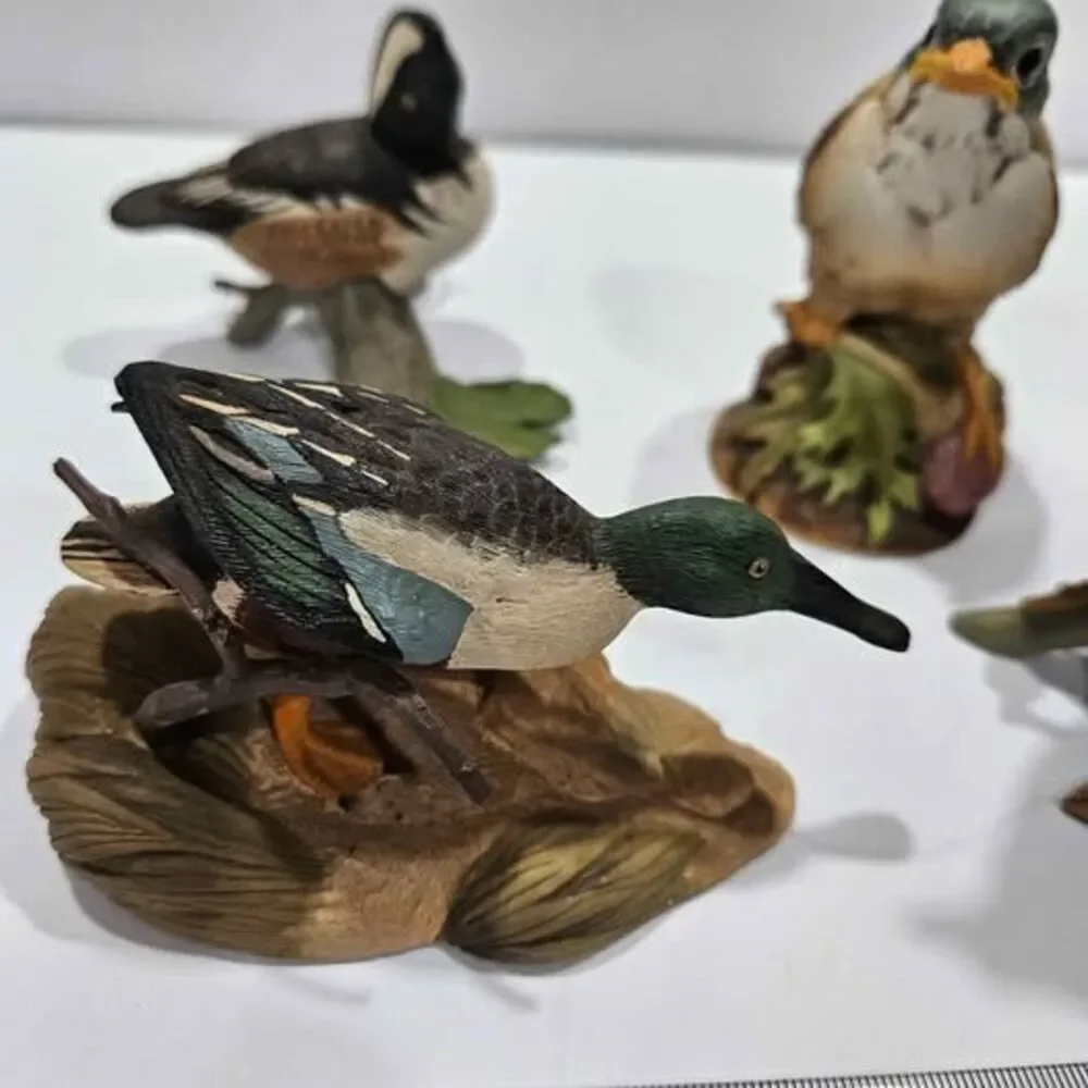 Set of 4 Bird Figurines